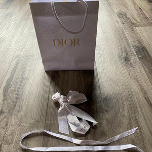Dior Shopping Bag and Ribbons